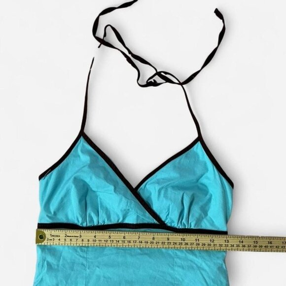 Dress Brown Trim Floral - Picture 4 of 7